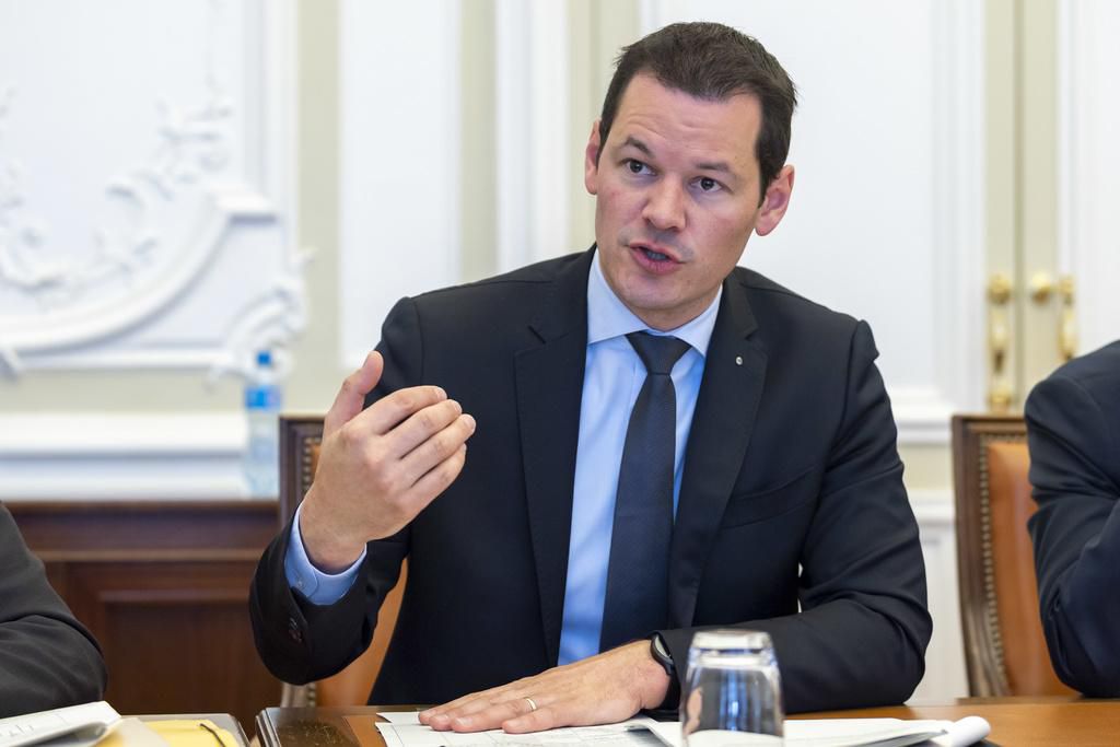 Pierre Maudet, conseiller d’Etat chargé du DDE. 