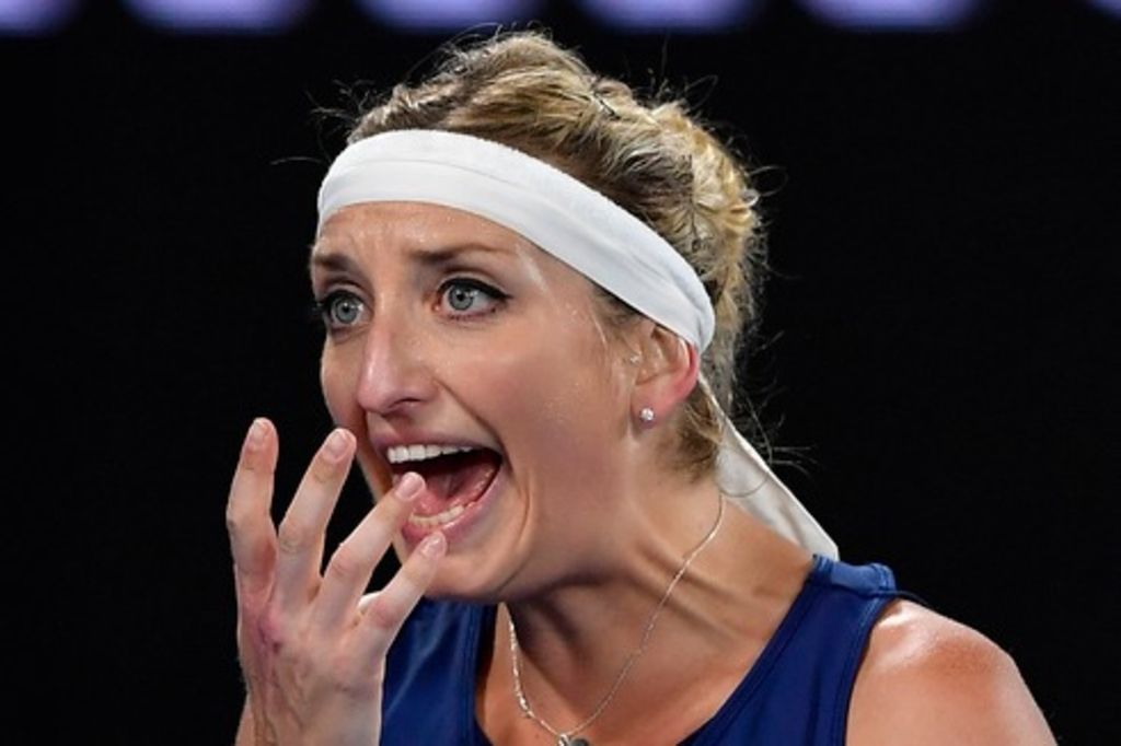 Bacsinszky se blesse au poignet et abandonne