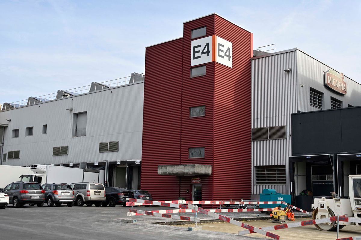 13 février  2024  Ecublens    fermeture programmée du site Micarna       Photo: Patrick Martin/24Heures   