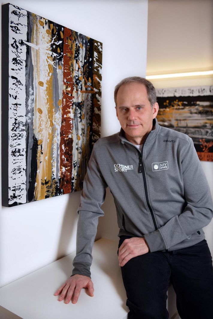 Stéphane Rochette chez lui.