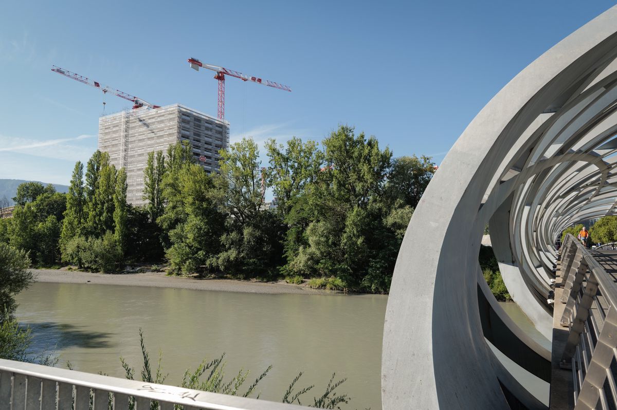 Genève, le 9 août 2024.  Chantier PAV aux Vernets.