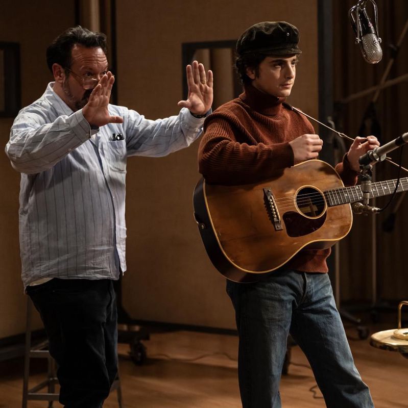 James Mangold et Thimothée Chalamet