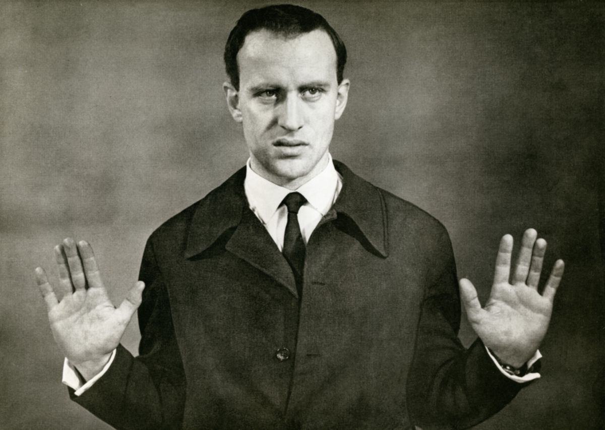 Boris Vian (1920-1959), French writer, poet, singer, and musician. Ca. 1950. (Photo by adoc-photos/Corbis via Getty Images)