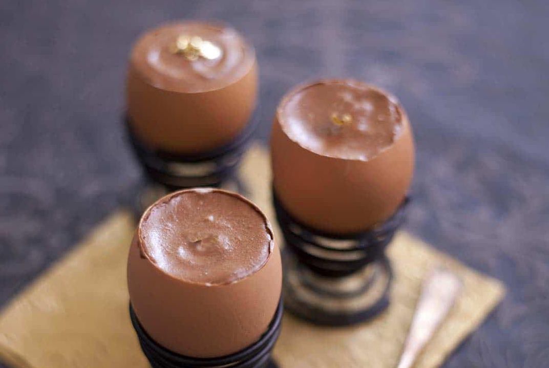 Mes œufs en chocolat sont moussus