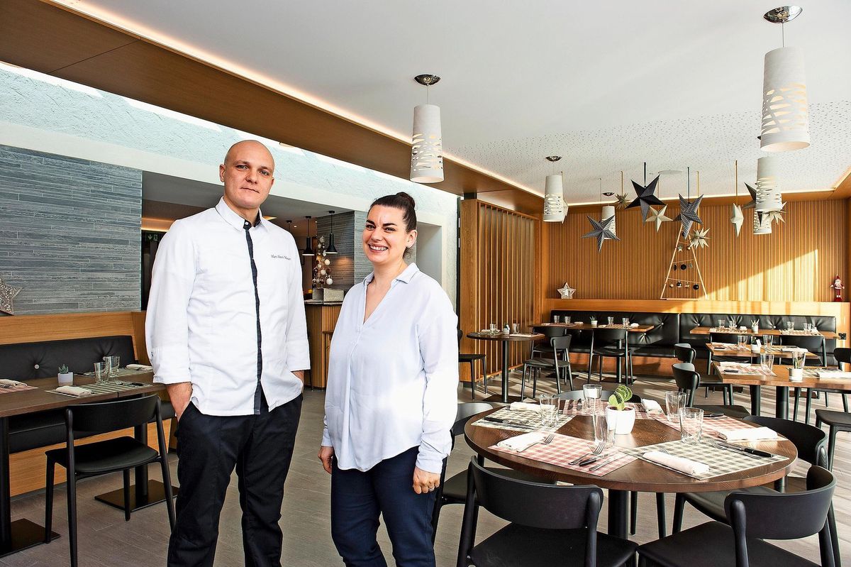 Trelex, le 18.12.2018. Marc-Henri et Aurélie Mazure auront tenu quatre ans à Trelex.