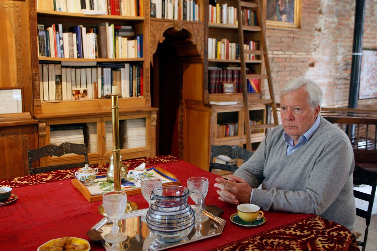 Nicolas Puech héritier de la famille Hermes , actionnaire de Hermes International dans sa propriété  "Les quatre vents" à Arasena dans le sud de l'Espagne.
Arasena,Espagne, le 12/03/2011.
Photo Bernard Bisson