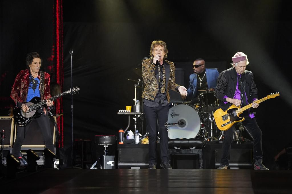 Les Rolling Stones au Ford Field de Detroit en novembre 2021.