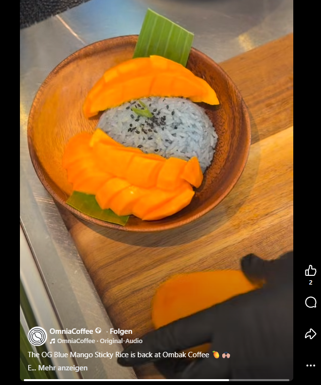 Mango Sticky Rice von Ombak: Das wahrscheinlich exklusivste Dessert Zürichs ist zurück