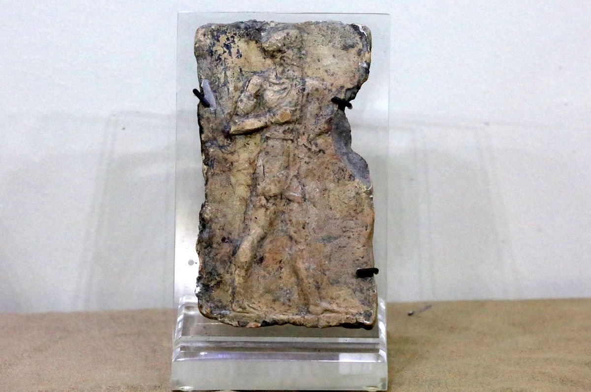 Une statue venant d'Irak qui avait été restituée au pays