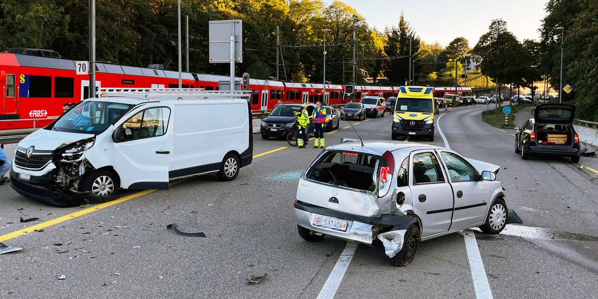 Unfall in Bern: Vier Personen verletzt