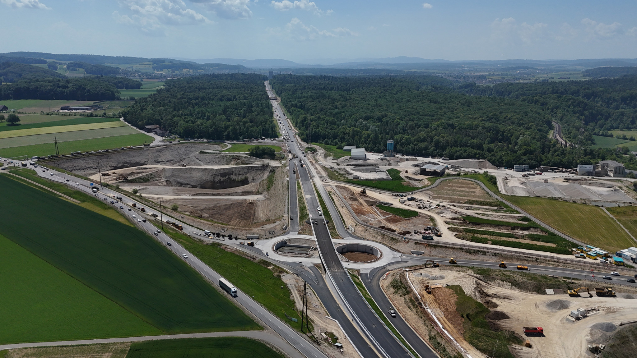 Verlängerte Autobahn bei Bülach: Endspurt beim grössten Strassenprojekt des Kantons
