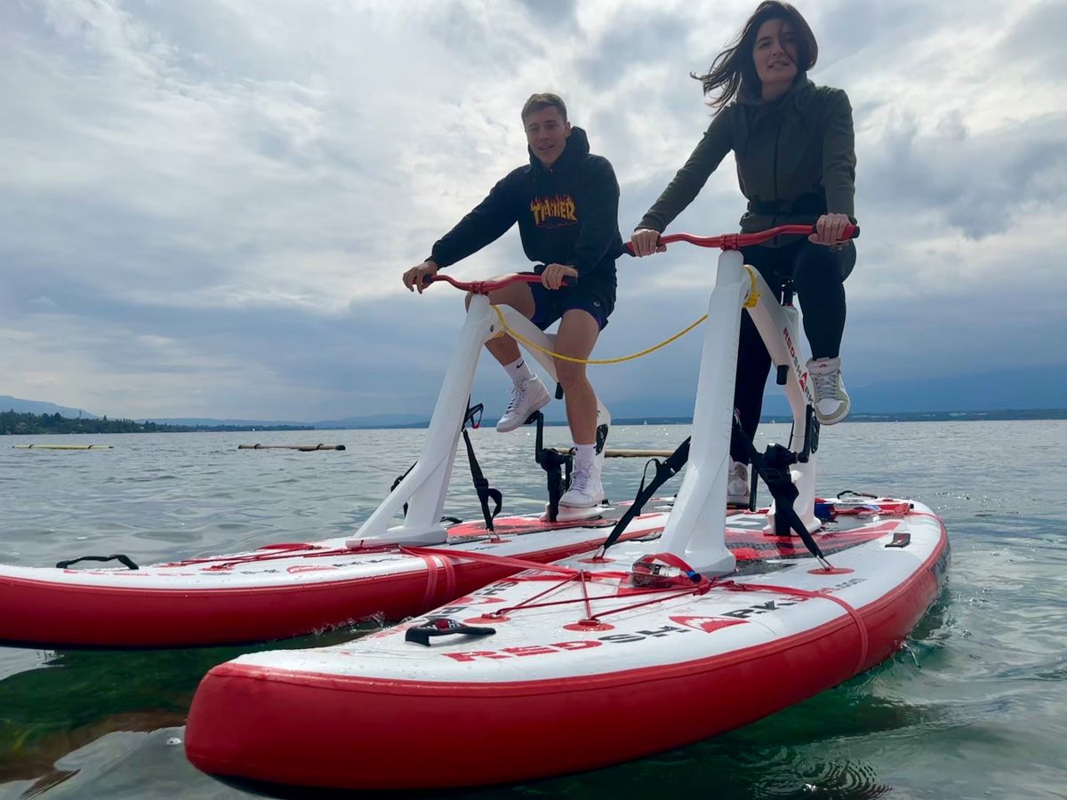 Les modèles de bike surf en location à la plage d’Hermance.