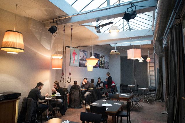 La salle du Zinema, où se dérouleront les brunches.