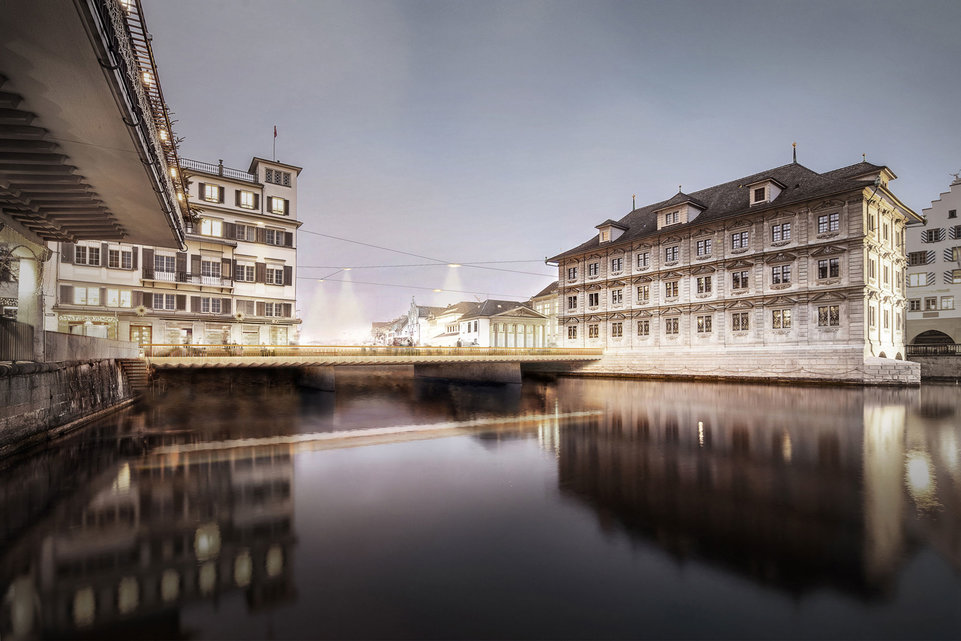 FIDUS、「Auf der Brucke in Zurich」 Franca-Magnani-Brücke | Stadt Zürich