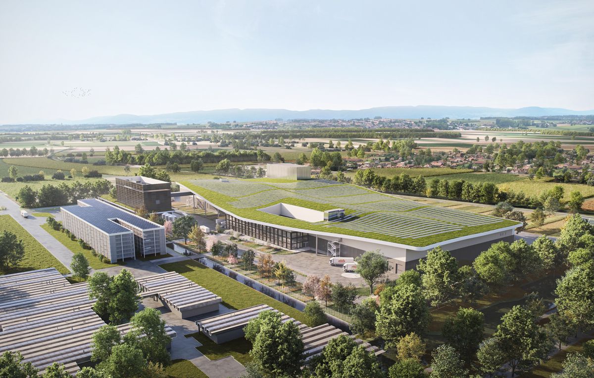 le nouvel abattoir de volailles prévu par Micarna à Saint-Aubin s’annonce gigantesque.