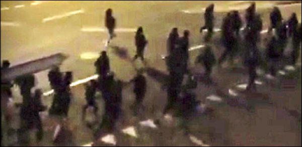 Der Saubannerzug wütete am Freitag in Basel-Stadt. Der Saubannerzug wütete am Freitag in Basel-Stadt.