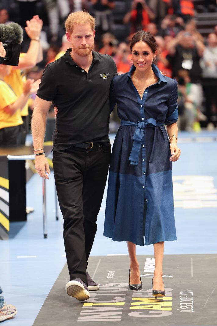 Harry et Meghan, saisis lors des Invictus Games, à Düsseldorf, l’an dernier. 