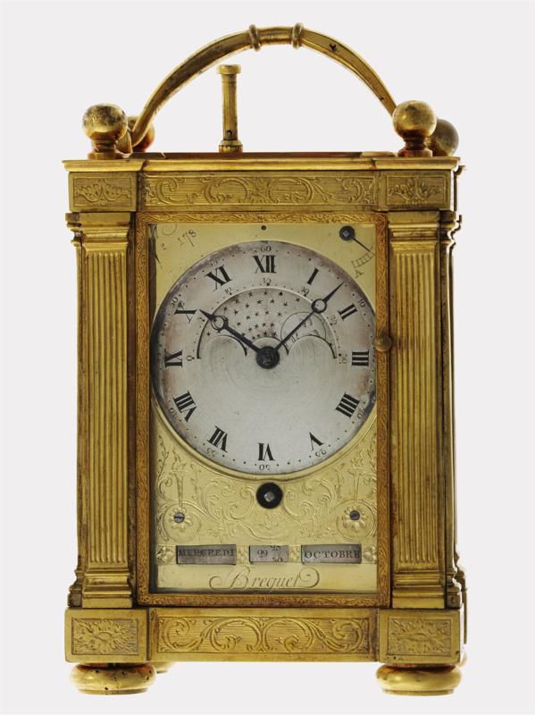 L’horloge portative créée par Breguet qui a appartenu à Napolépon a été acquise pour le Musée national suisse en 1991 à l’Hôtel des ventes à Genève. Un achat conclu par la Stiftung für das Schweizerische Landesmuseum en vue de l’ouverture de l’antenne de Prangins en 1998.