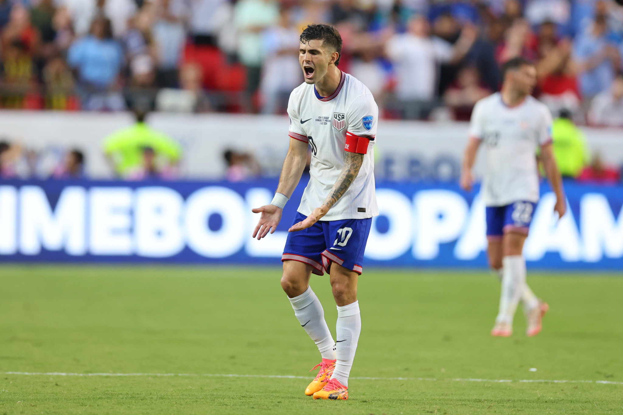 Viel Frust: Christian Pulisic während der Partie gegen Uruguay