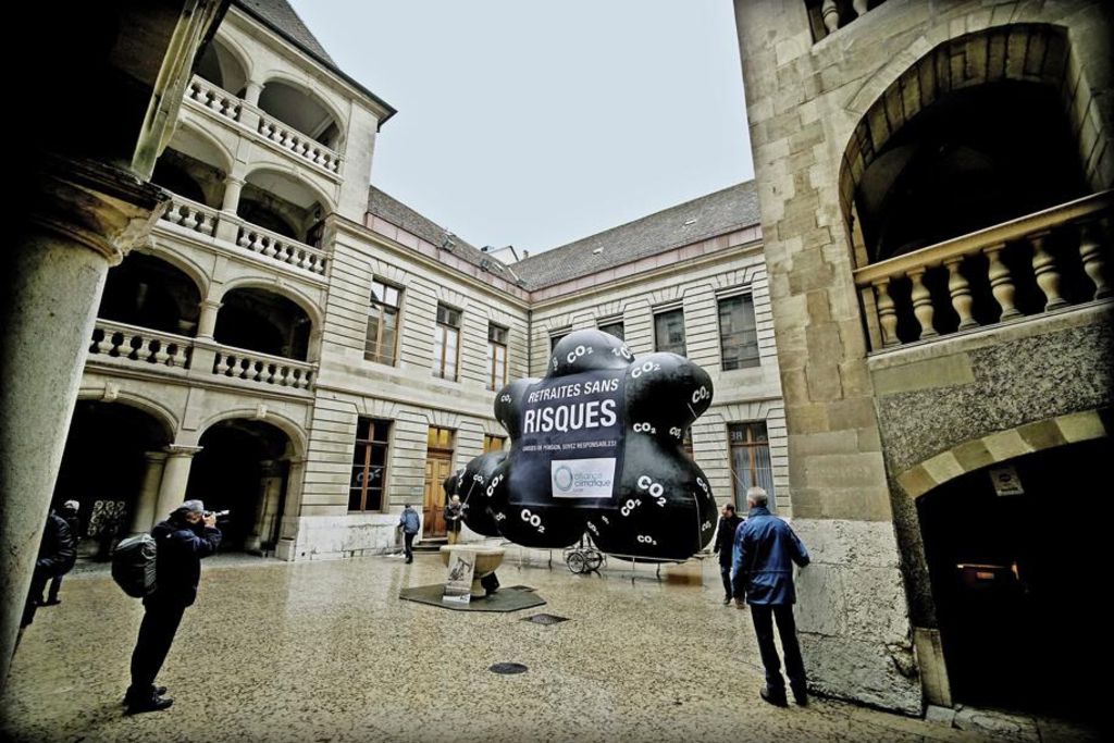 Une bulle pour sortir le CO2 des retraites genevoises