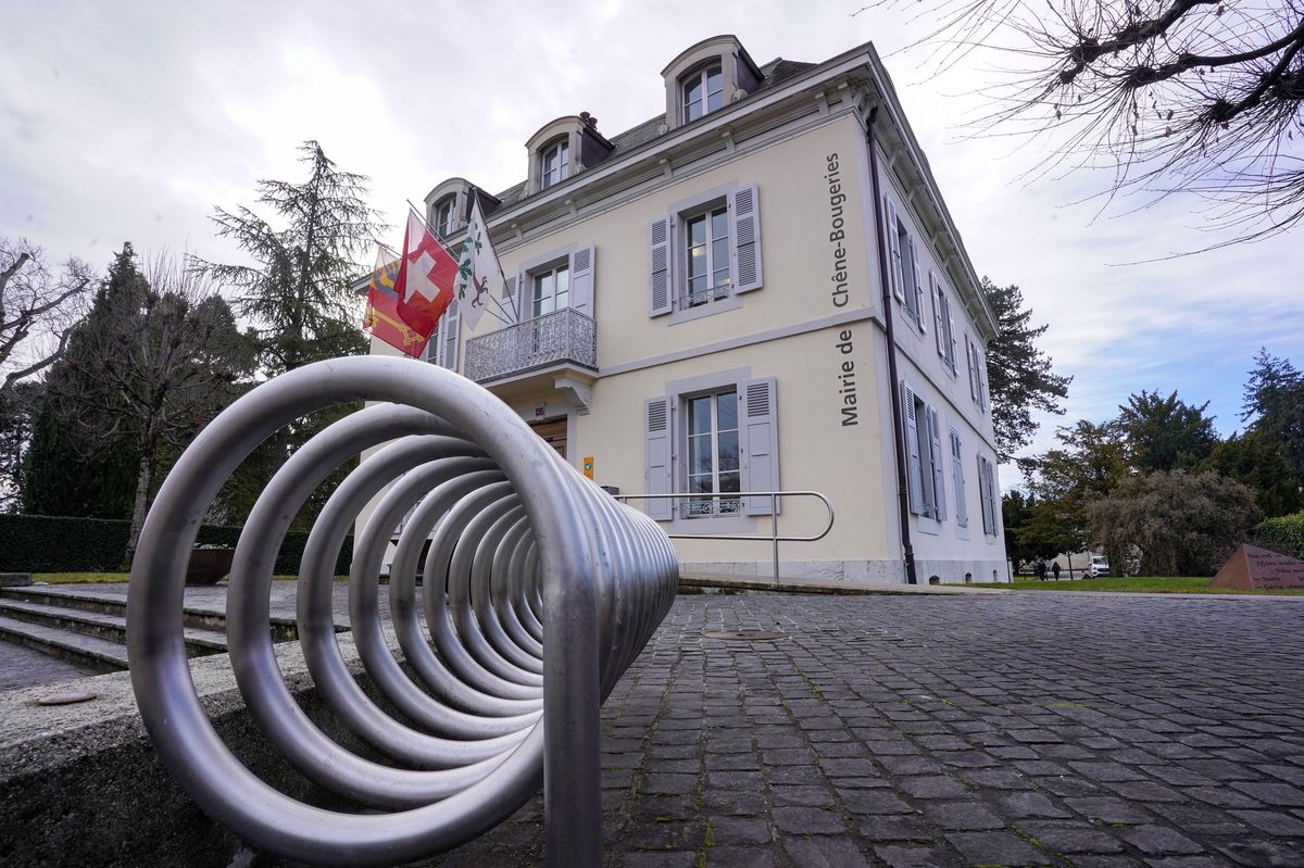 Chêne-Bougeries, le 01/02/2022 - La mairie de Chêne-Bougeries (route de Chêne 136). 
