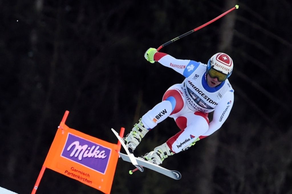 Beat Feuz finit troisième à la descente de Garmisch
