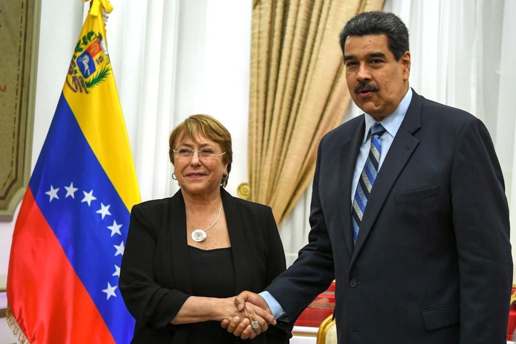 Bachelet s'est entretenue avec Guaido puis Maduro