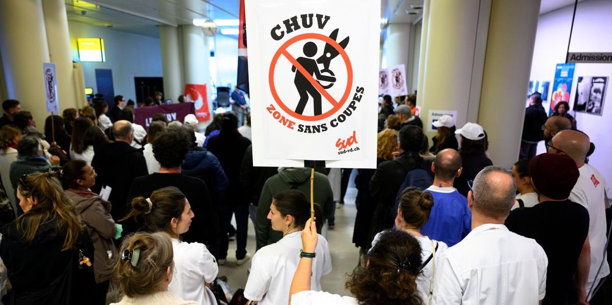 CHUV：ストライキを阻止したとして病院が非難される