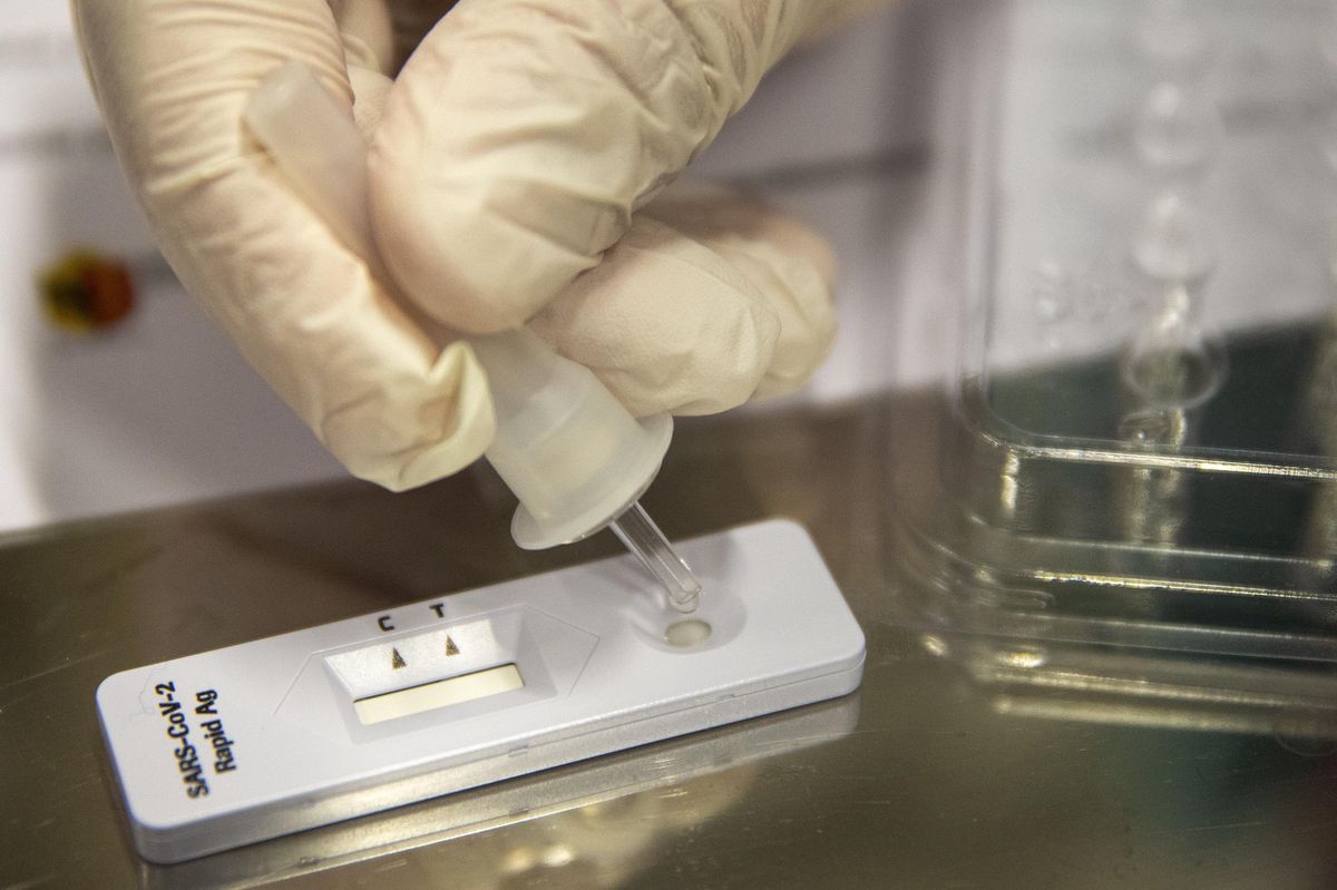 Les contaminations seront moins bien détectées car les gens vont encore moins se tester avec la fin de la gratuité des tests depuis le 1er janvier. EPA/SALVATORE DI NOLFI