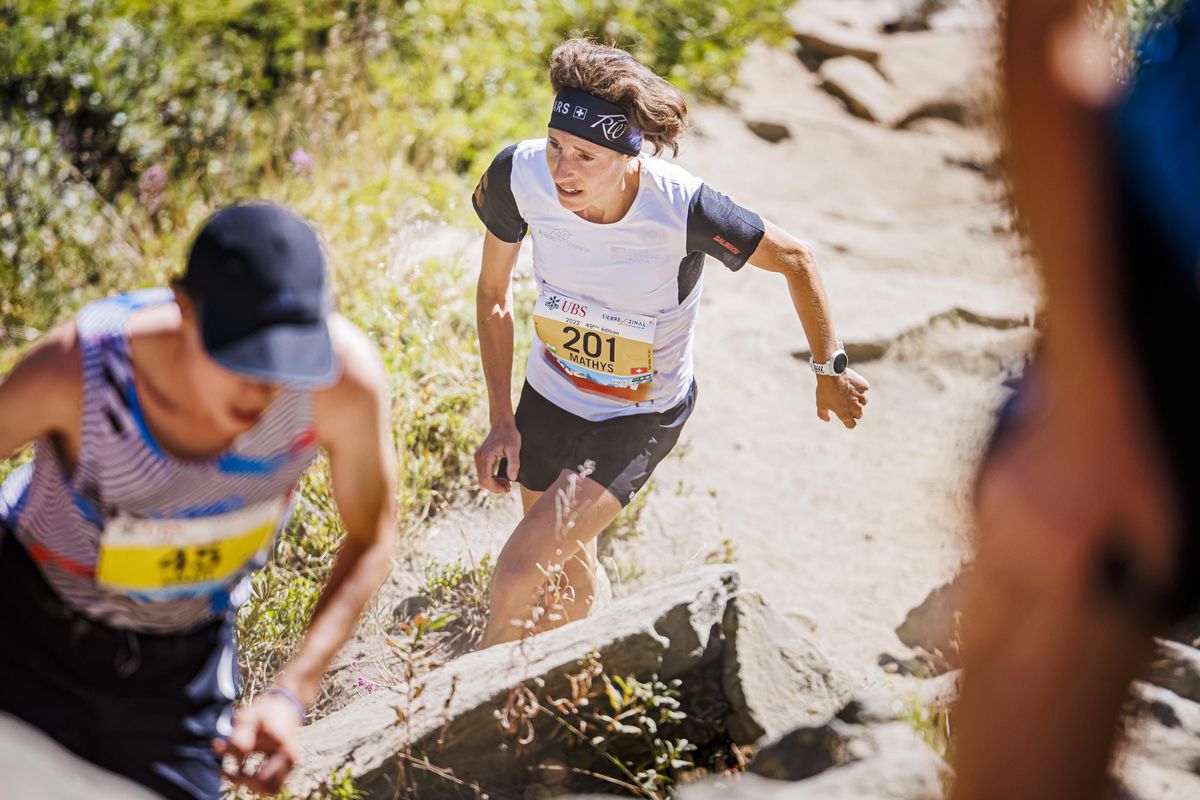 Des crampes ont empêché Maude Mathys de conserver ses chances de remporter un quatrième succès consécutif.
