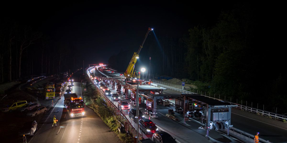 A1 bei Oensingen: Nachtsperrungen ab 14. Juni