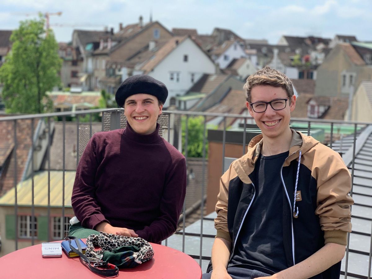 Laurin Hoppler (19) und Philippe Kramer (20) haben letzten Sommer die Matura in Basel bestanden und engagieren sich in der Klimabewegung. Sie kämpfen für das Stimmrechtsalter 16.