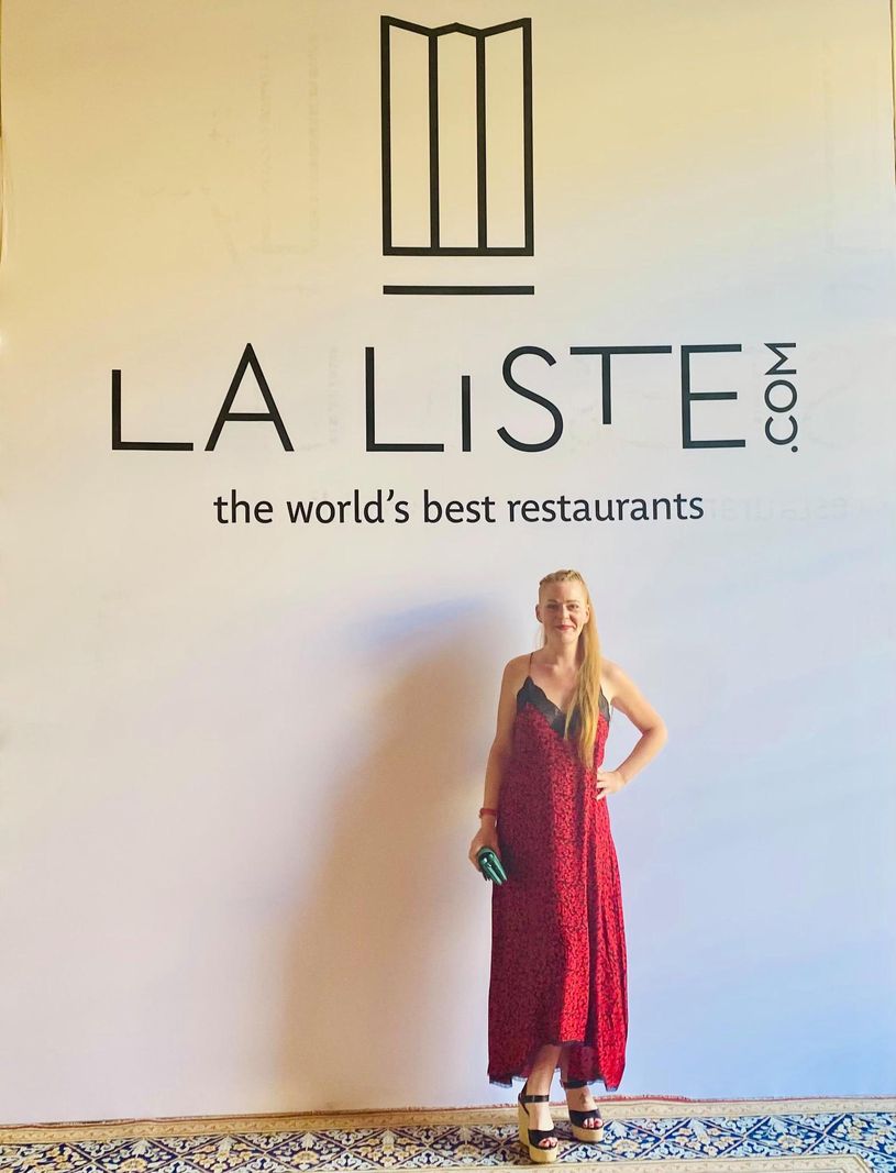 Marie Robert à Paris, pour recevoir son prix.