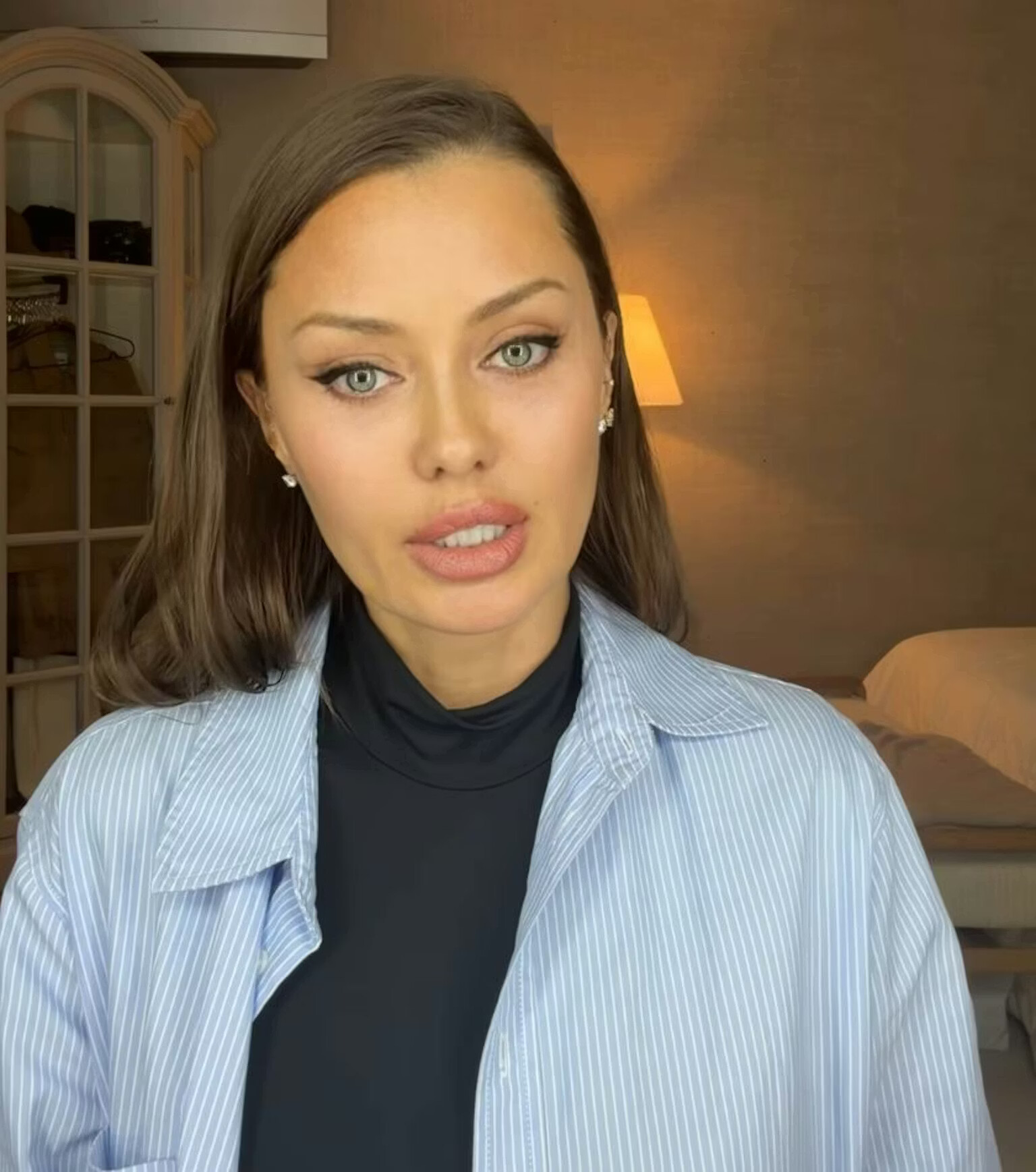 Russische Influencerin: Die Moderatorin Wiktoria Bonja redet Wladimir Putin ins Gewissen