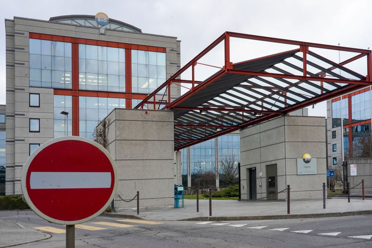 Vernier, le 11/01/2022 - Le siège des SIG, chemin du Chateau Bloch, 2. Photo LUCIEN FORTUNATI