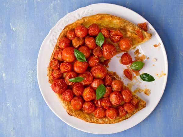 Une tarte aux fruits… ben oui, la tomate est un fruit.