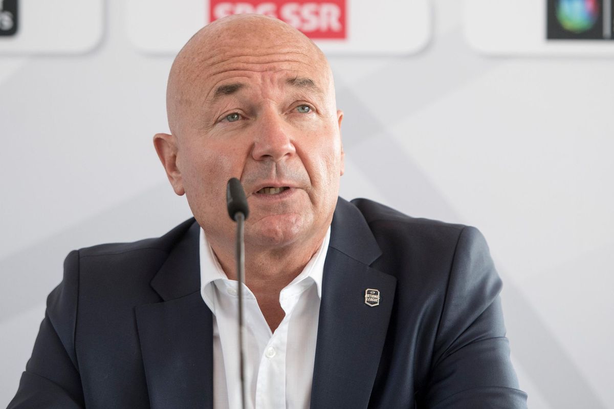 Denis Vaucher, directeur de la National League et de la Swiss League.