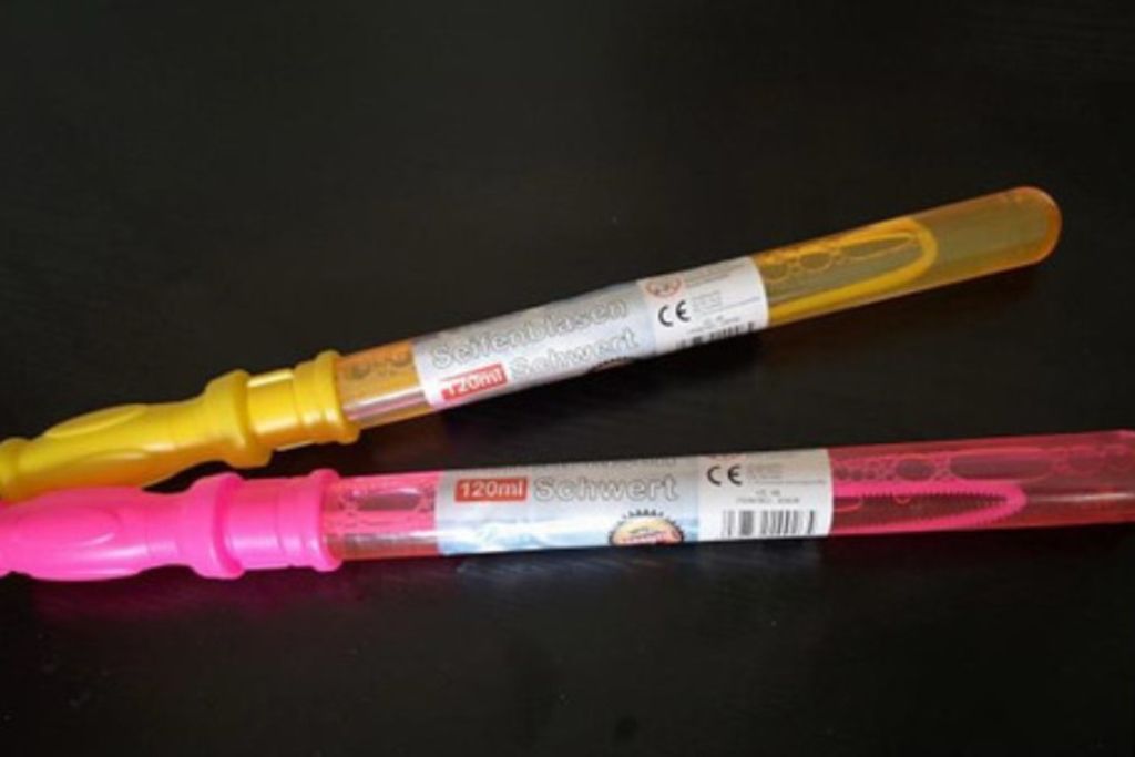 Un jouet qui fait des bulles retiré de la vente