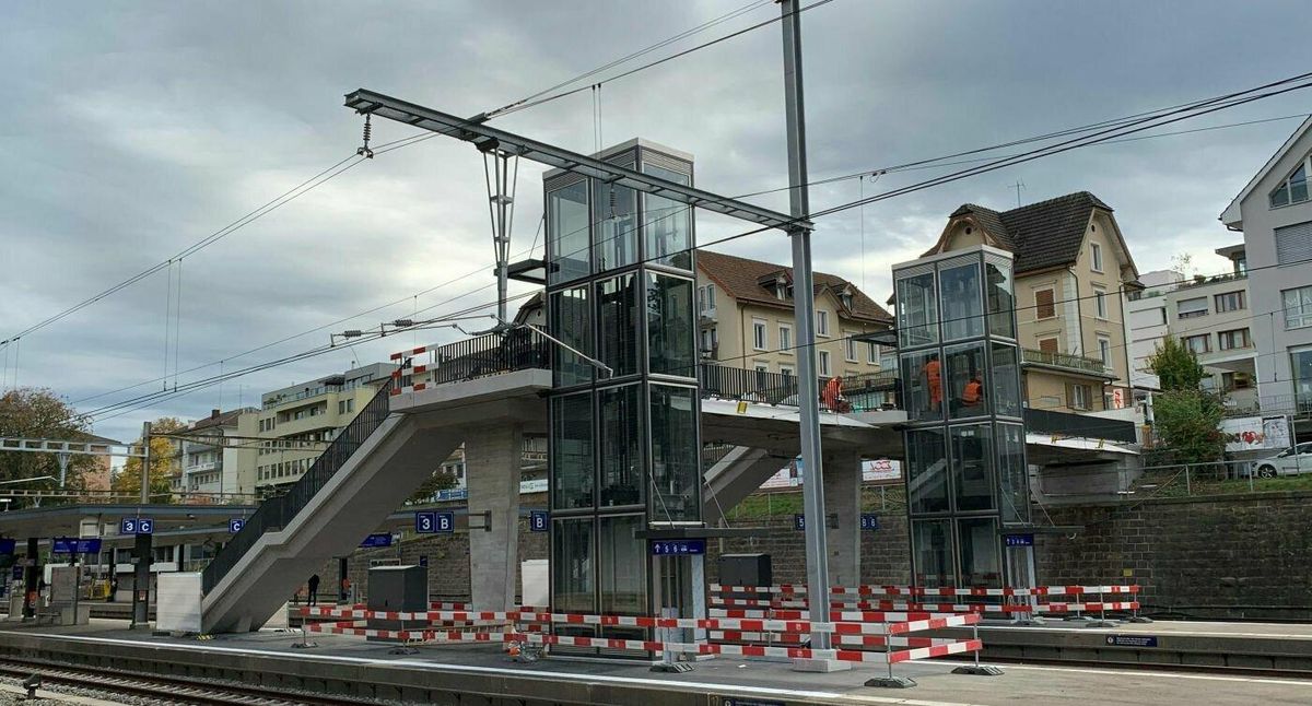 10MillionenProjekt Passerelle am Bahnhof Thalwil ist jetzt