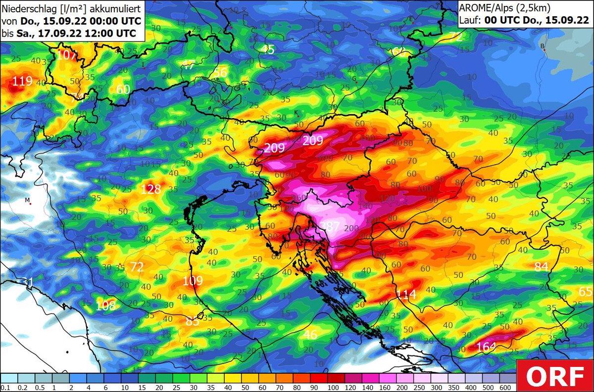 Adria: Sintflut-Unwetter – Teile Kroatiens stehen schon unter Wasser ...