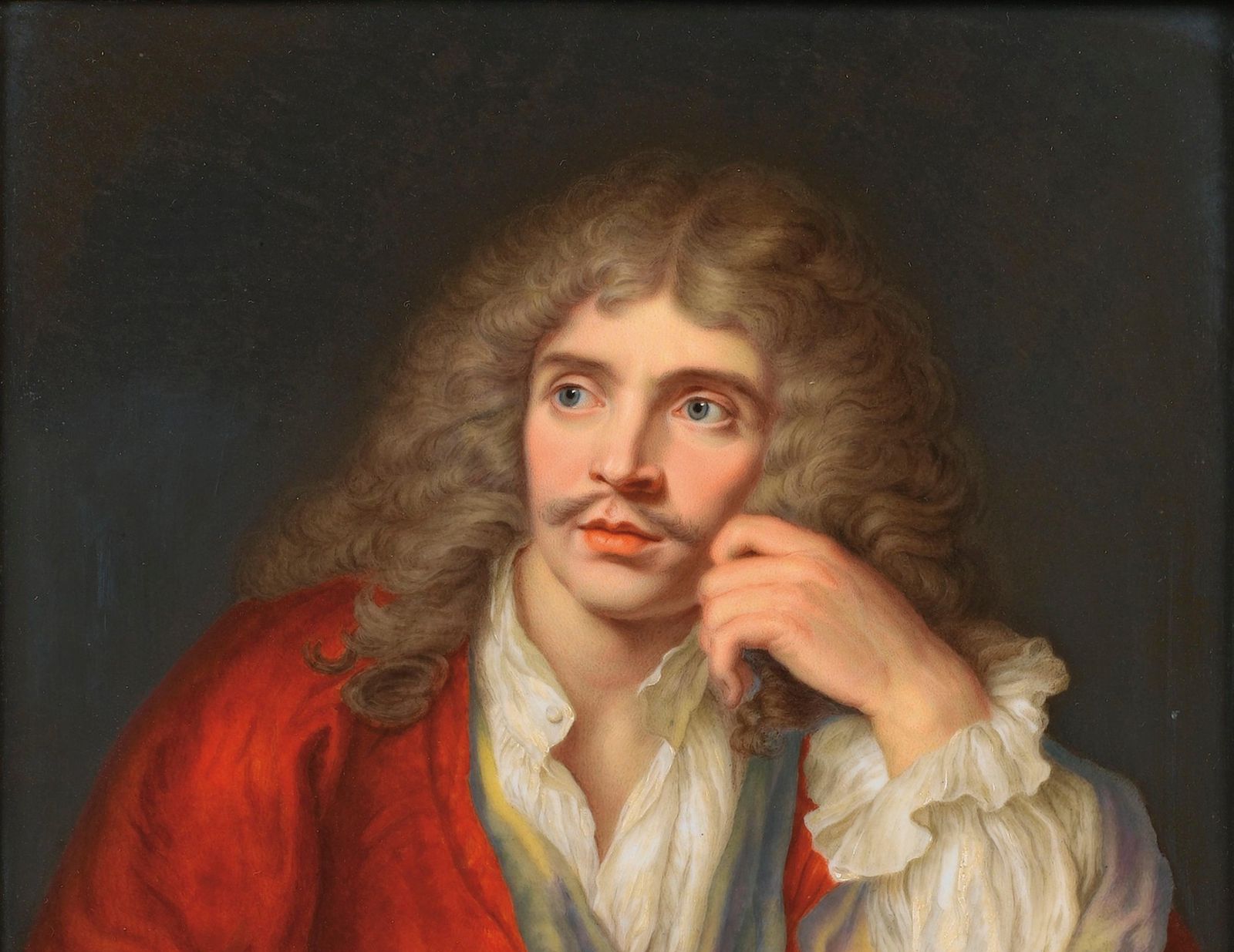 Molière est né en 1622 et mort en 1673. Collection privée. 