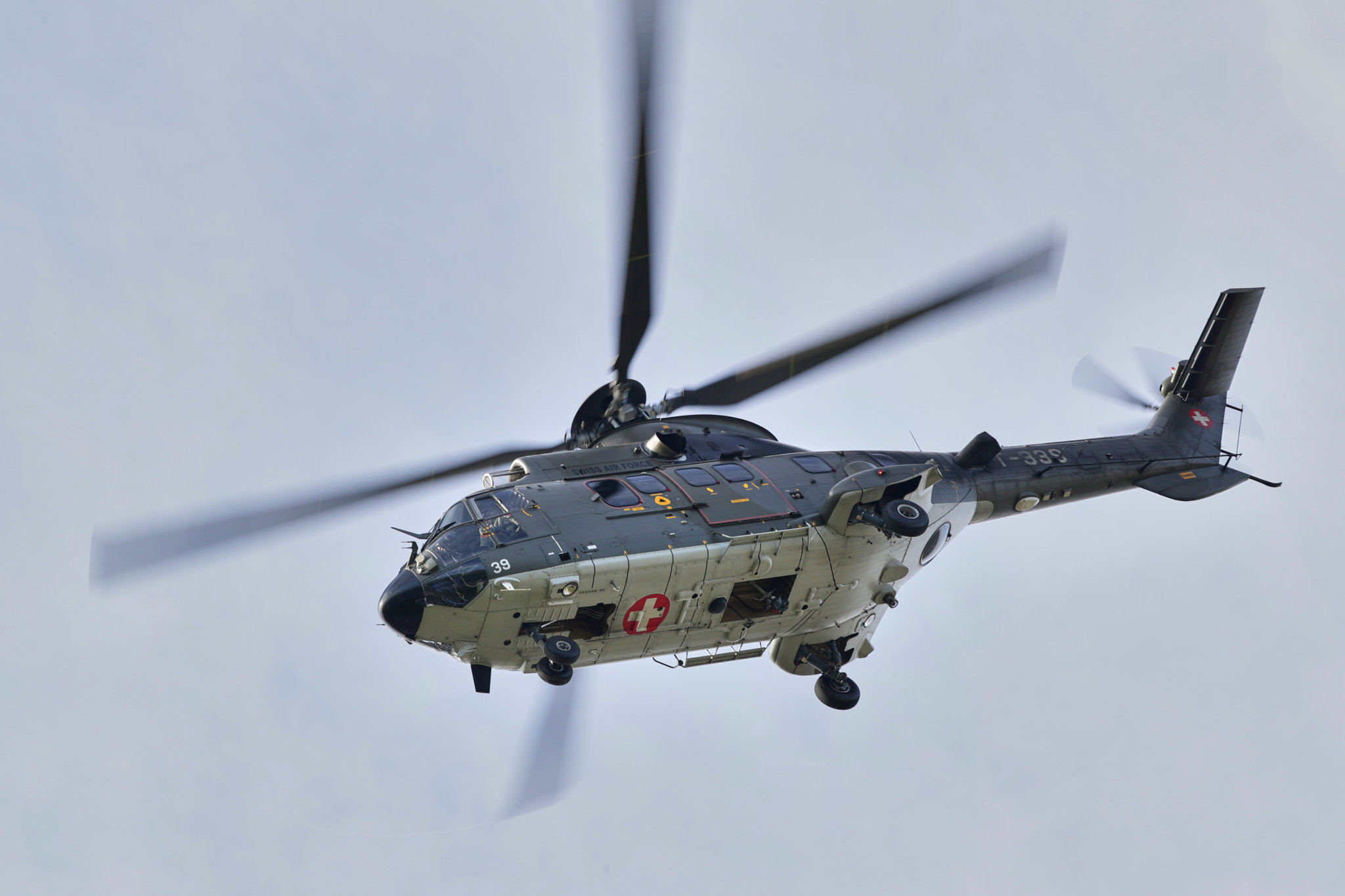 Lärm ab 8 Uhr erwartet: Super-Puma-Helikopter donn