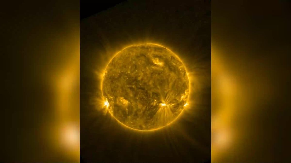 Weltall Mysteriöse Bewegung «Sonnenschlange» auf Video