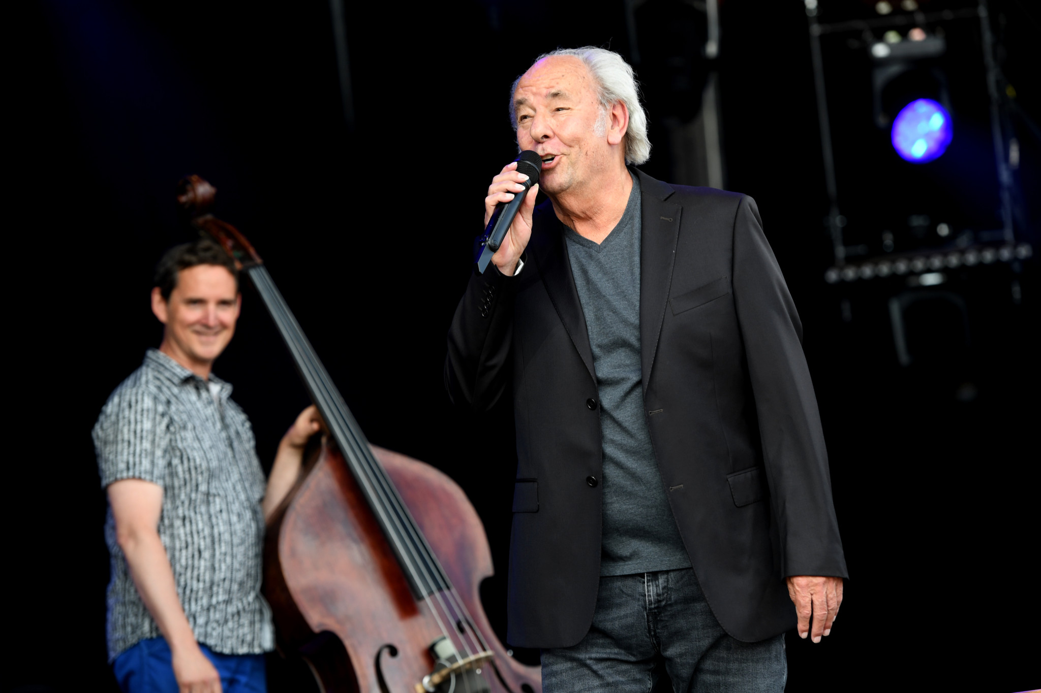 Paléo, samedi 22 juillet 2023. Maxime Le Forestier sur la scène Véga
