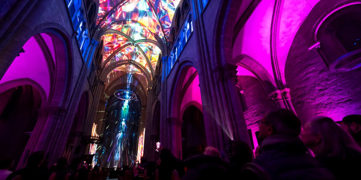 Geneva Lux Festival: la cath&eacute;drale transform&eacute;e par un mapping