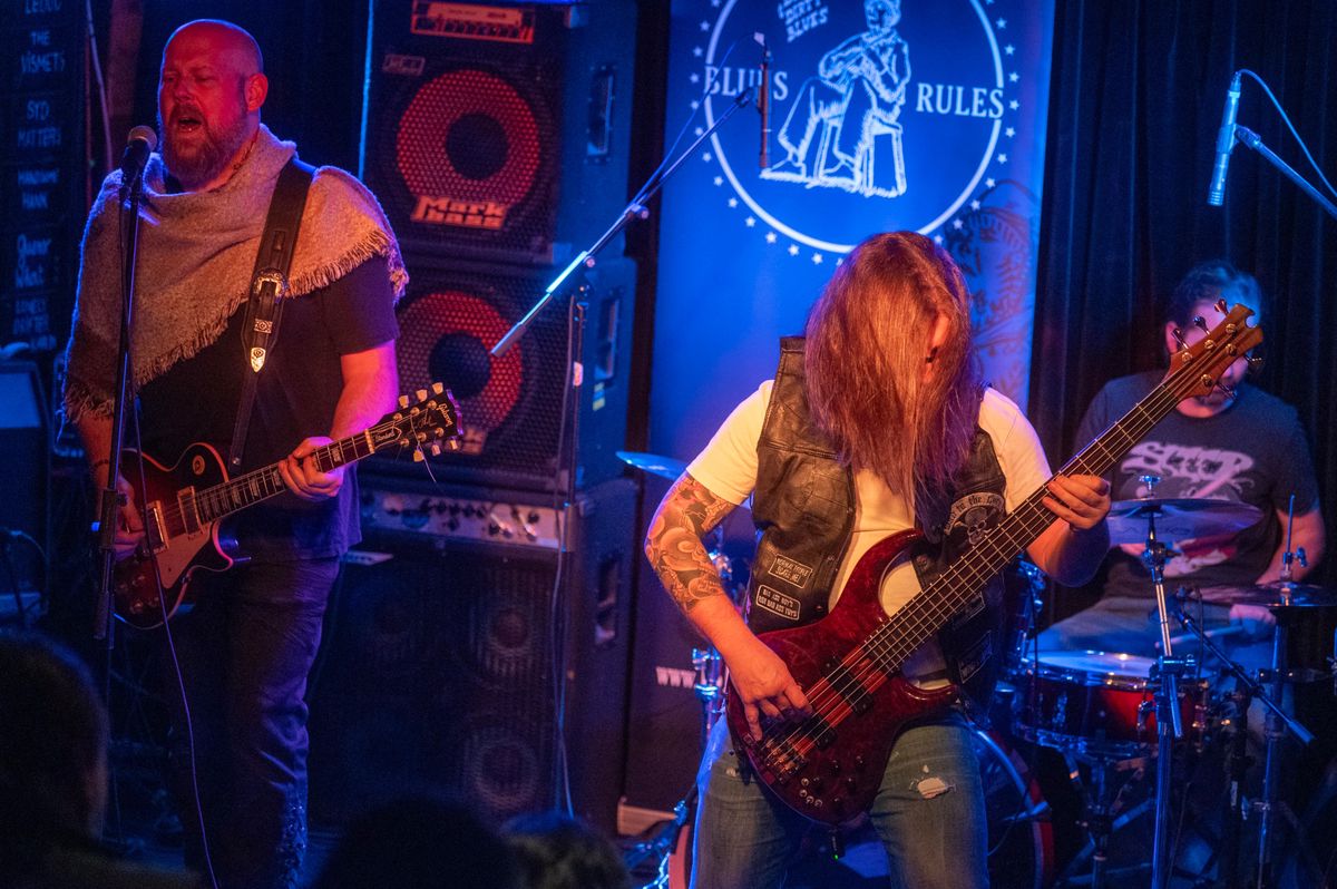 LAUSANNE LE 3 fevrier 2024. Bleu Lézard . éliminatoires du festival Blues rules . Le groupe Midnight Karma  . ©   J-P Guinnard /24 HEURES