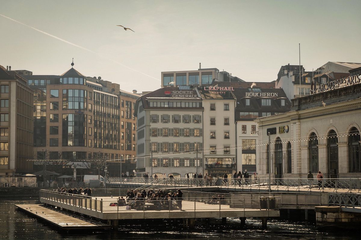 La plateforme du pont de la Machine photographiée en février 2022.