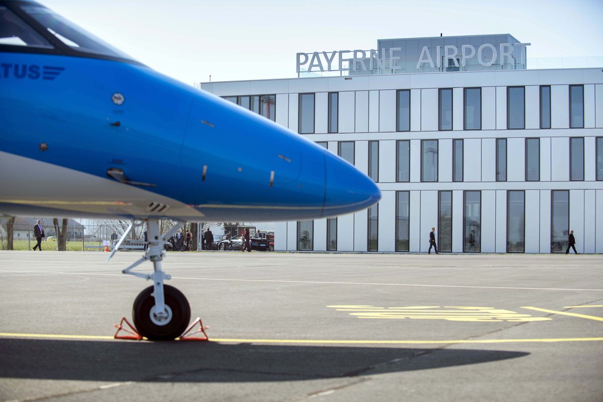 Le terminal d’aviation civil et d’affaires de Payerne Airport.
