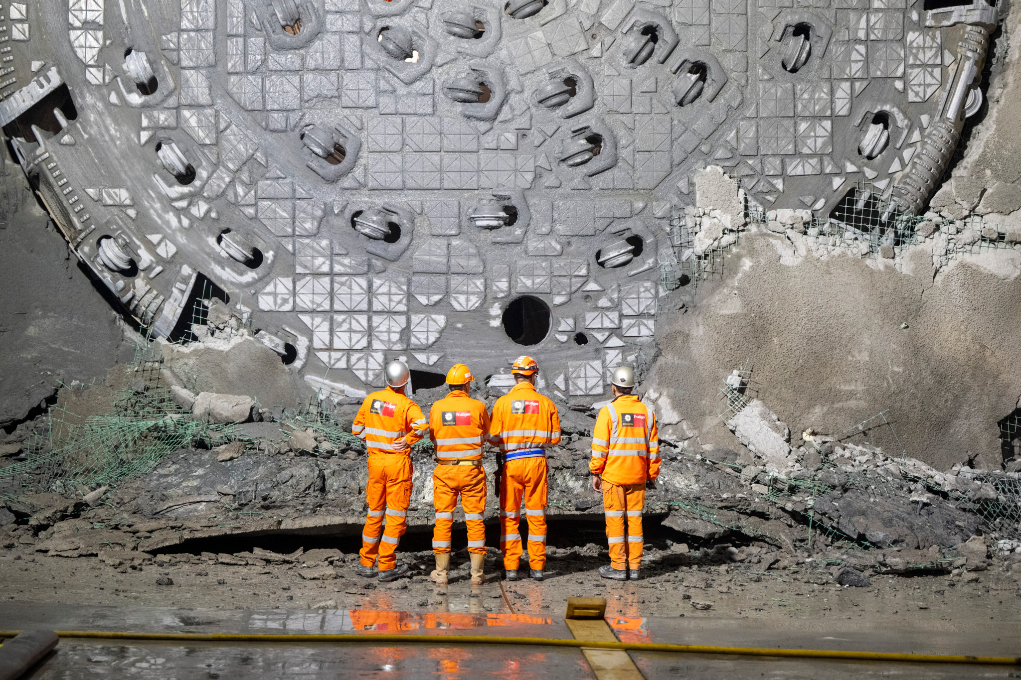 Zweite Gotthard-Röhre: Bohrmaschine «Alessandra» durchbricht nördliche Störzone am Gotthard