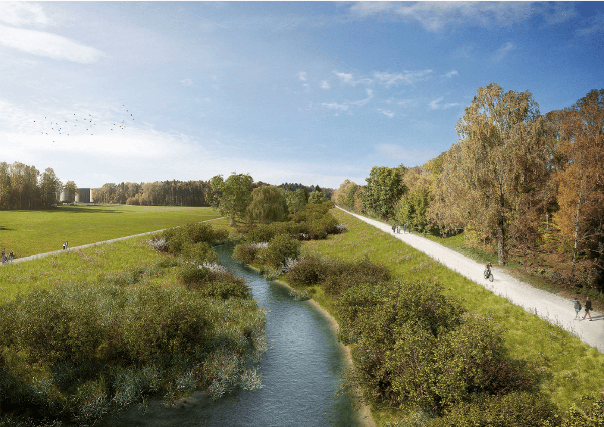 Die Glatt soll zwischen Opfikon und Oberglatt ohne künstliche Begradigung auskommen.